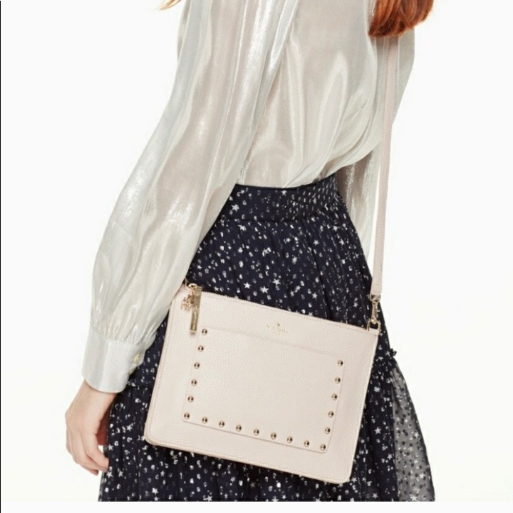 Kate Spade “On Purpose” Leather Studded Bag